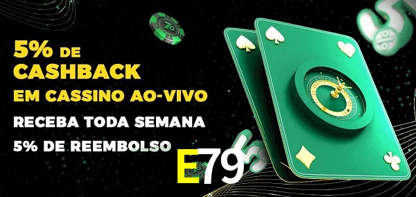 Promoções do cassino ao Vivo E79